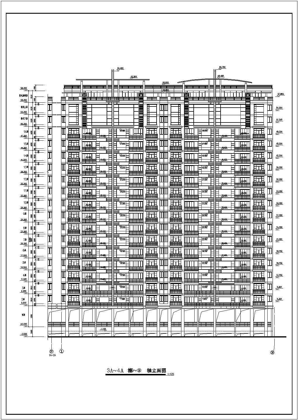 【南京某室内装修设计公司】设计建造某多层住宅小区总图