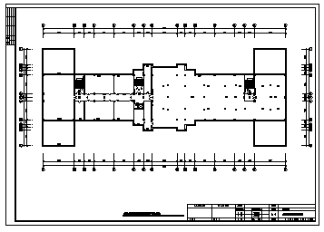 某六层办公室与教学楼电气施工cad图(含消防设计)-图二
