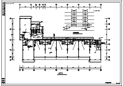 某六层办公楼电气全套施工cad图(含照明设计)-图二