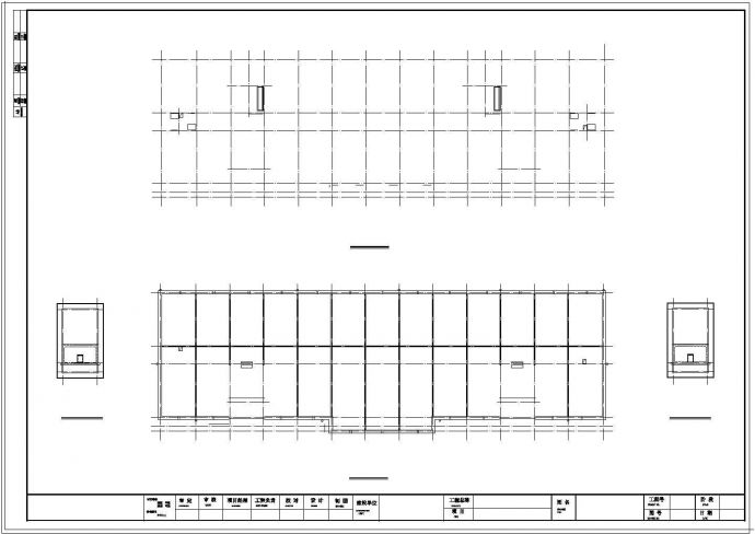 厂房设计_某地区厂房职工宿舍楼建筑CAD图纸_图1