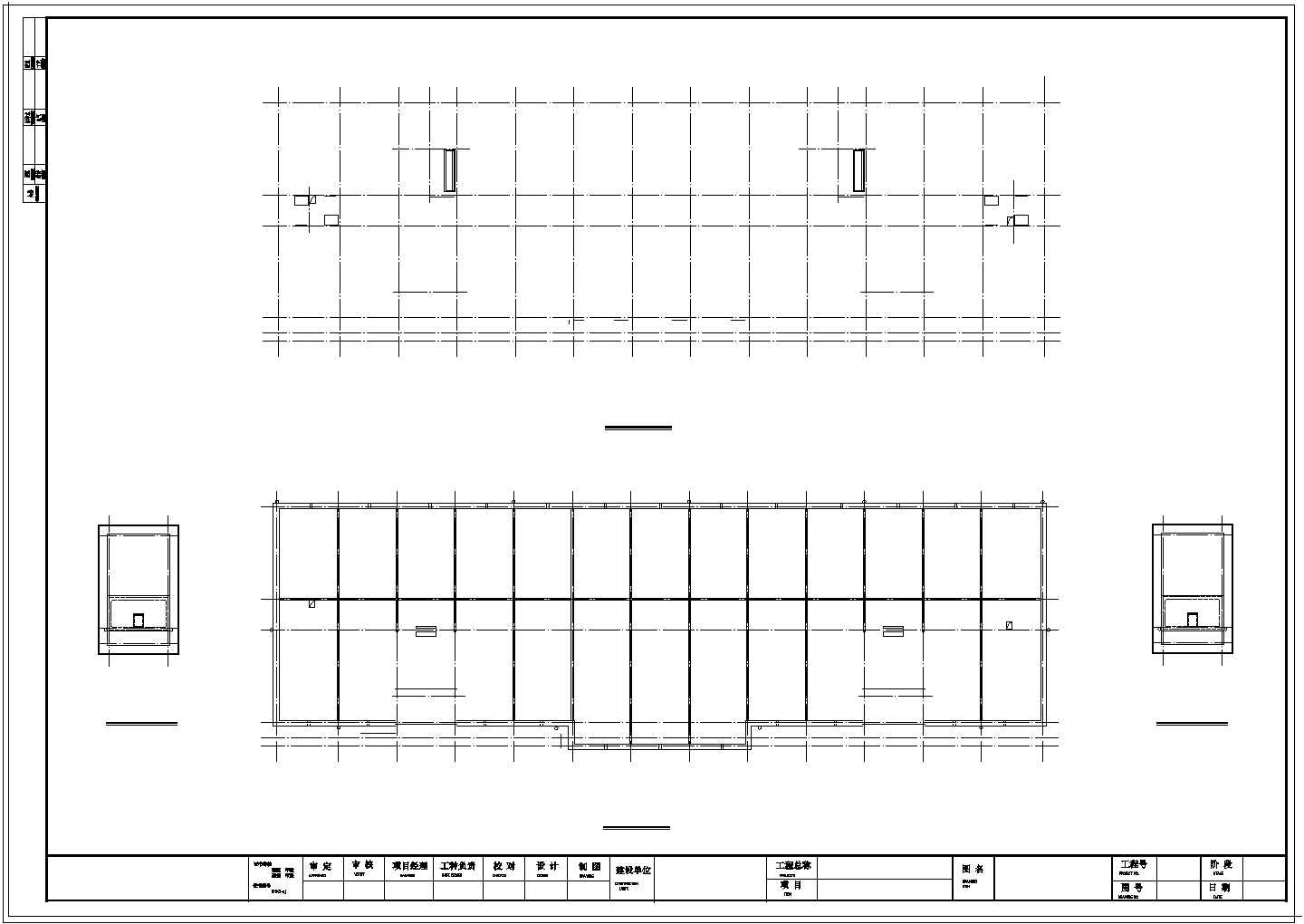 厂房设计_某地区厂房职工宿舍楼建筑CAD图纸