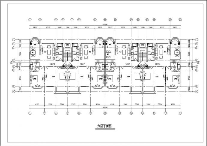 某高层住宅楼建筑全套详细方案设计施工CAD图纸_图1