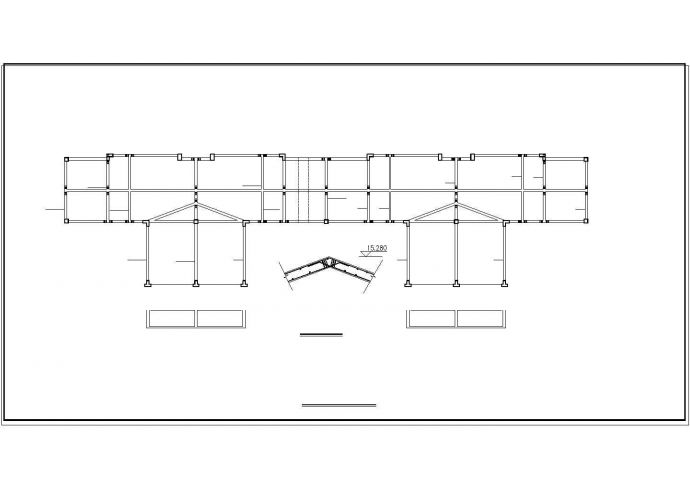 某多层住宅楼框架结构cad设计施工图纸_图1