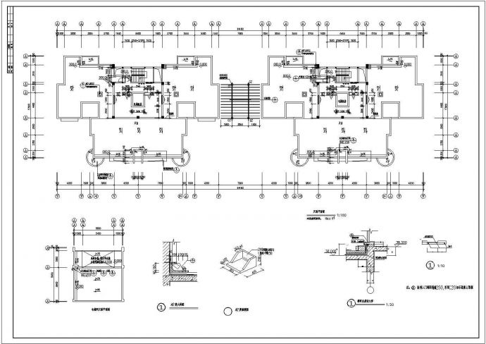 某高层商住建筑全套详细方案设计施工CAD图纸_图1
