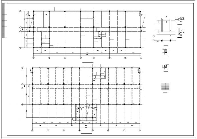 某多层框架结构住宅楼施工图纸_图1