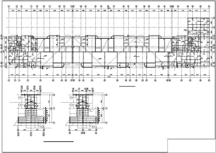 经典型底框住宅建筑cad结构设计施工图纸_图1