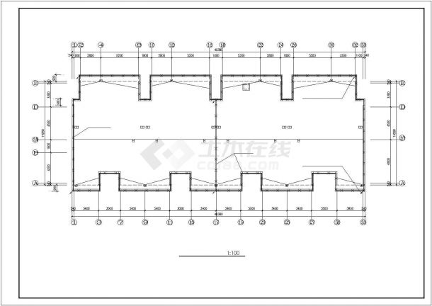 某区域三级多层住宅电气CAD平面布置参考图-图二