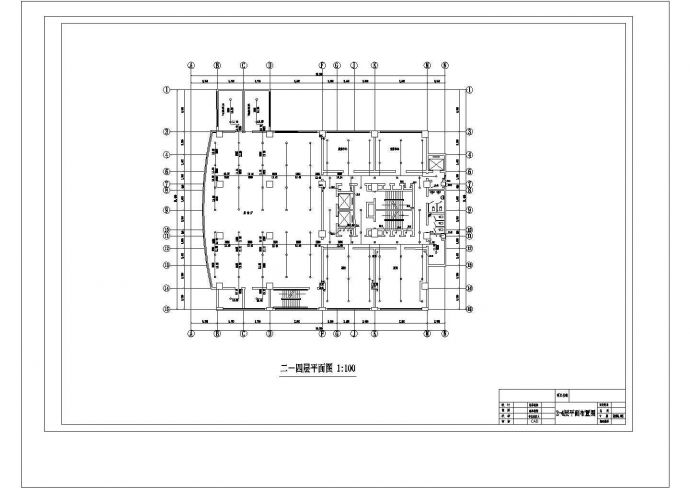 高层酒店给排水全套详细设计cad施工图_图1