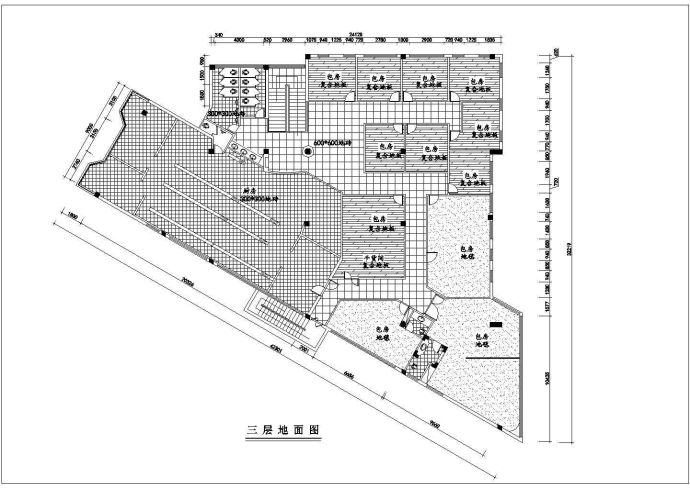 某大酒店装修施工图纸（含设计说明）_图1