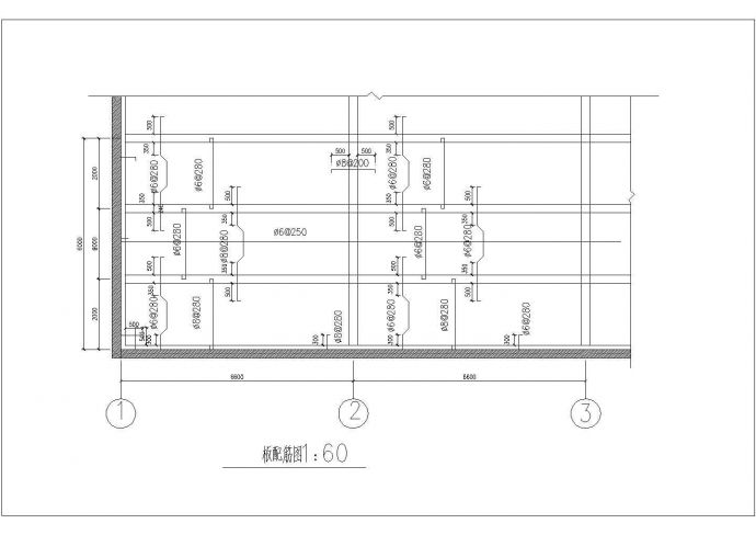 某钢筋混凝土单向板肋梁式大楼cad结构设计图纸（含设计说明）_图1