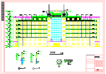 某医院住院部cad设计建筑施工图（全套）