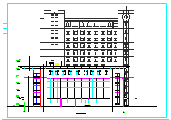 某医院综合楼扩建项目cad设计建筑施工图-图一