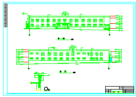 某营地医院建筑结构水电cad施工图纸_图1