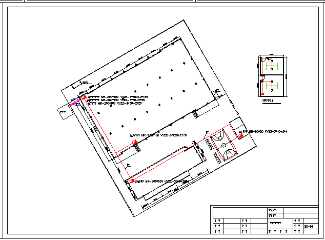 某印刷玩具厂建筑设计整套设计cad施工图纸_图1