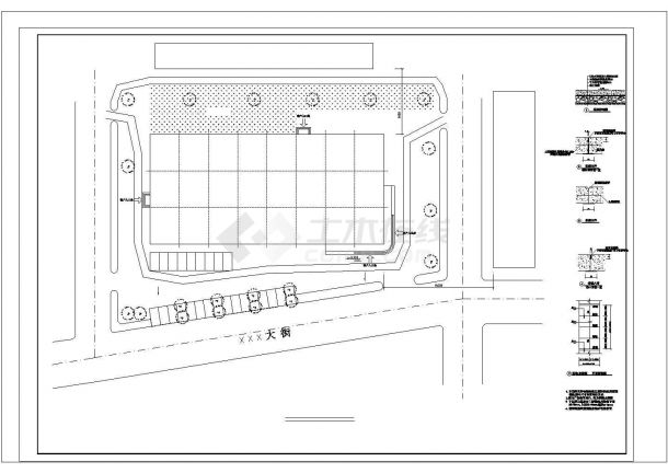 大超市建筑规划CAD套图-图一