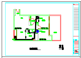 某住宅家用中央空调系统施工cad设计图-图二