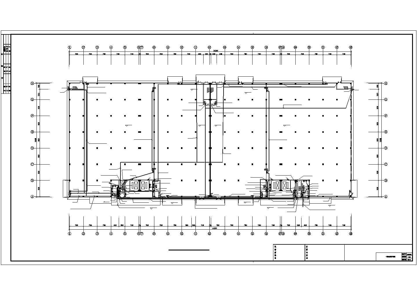 江苏地区某烟草公司五层框架结构烟草仓库全套电气系统设计CAD图纸