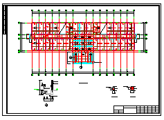 某综合楼建筑结构全套cad施工设计图纸-图二