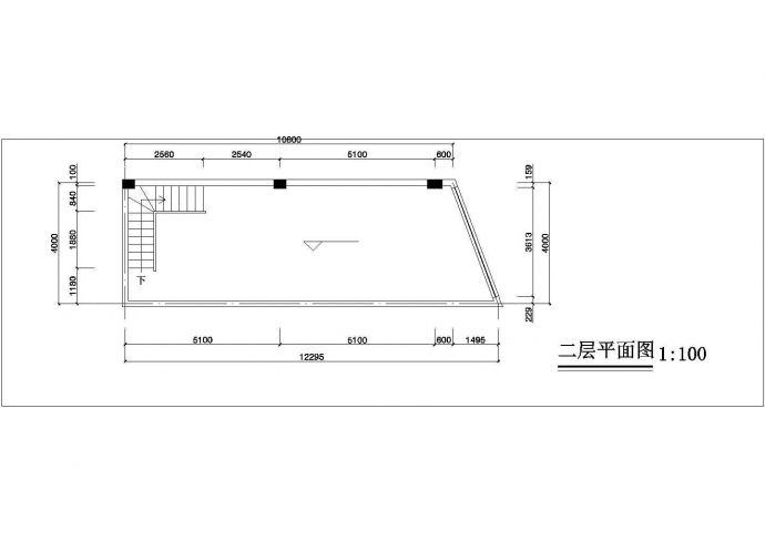 一套二层服装店装修CAD设计图_图1