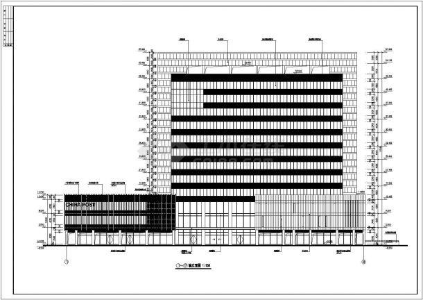 某15层框架剪力墙结构住宅楼设计cad全套结构施工图（含设计说明，含建筑设计）-图一