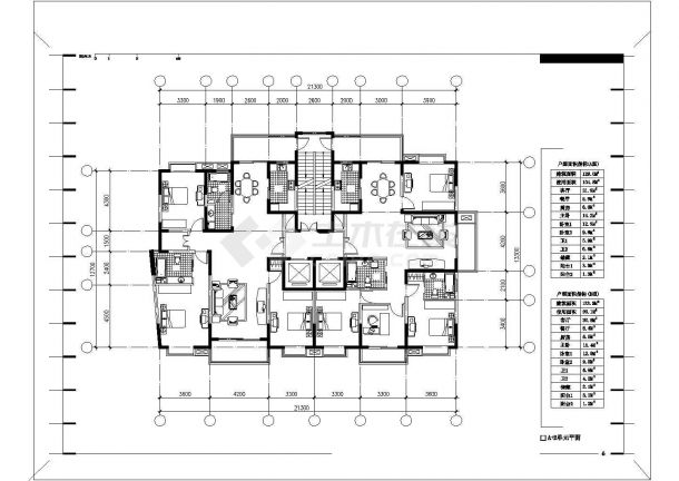 某小区建筑全套规划详细方案设计施工CAD图纸-图二