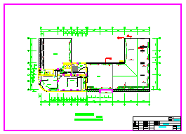 某地方宾馆电气施工CAD平面布置参考图-图一
