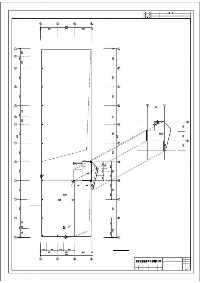 某大型二十二层酒店给排水设计cad施工图（含设计说明）_图1