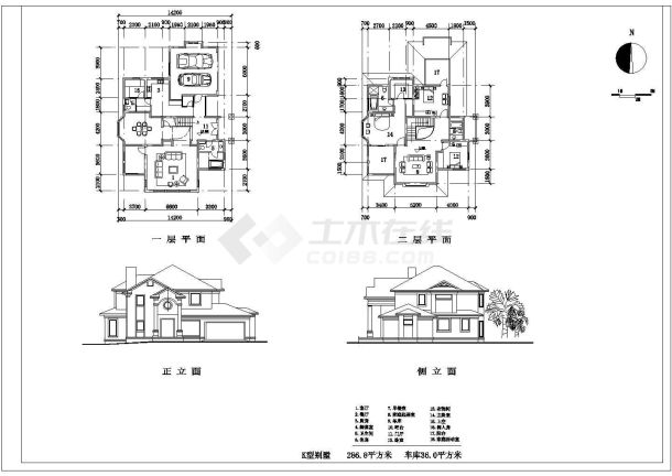 某住宅建筑全套户型详细方案设计施工CAD图纸-图一