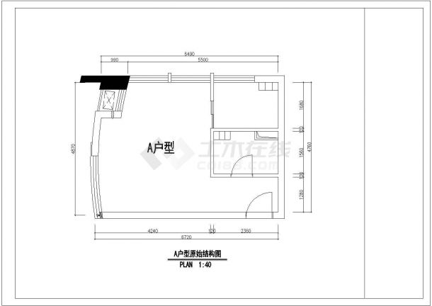 某小区高层住宅楼建筑全套户型详细方案设计施工CAD图纸-图一