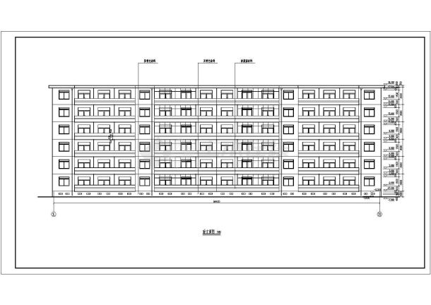 某花园式小区高层住宅建筑全套方案设计施工CAD图纸-图一