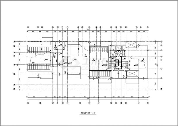 某花园小区标准住宅楼建筑全套方案设计施工CAD图纸-图二