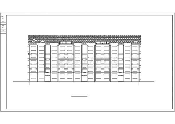 某花园式标准层住宅建筑全套方案设计施工CAD图纸（含设计说明）-图一