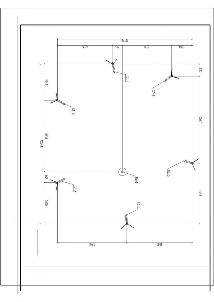某索膜结构膜亭结构方案设计施工CAD图纸_图1