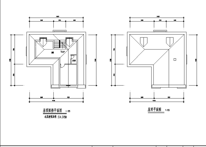 四套多层住宅楼精装修设计建筑施工cad图纸_图1