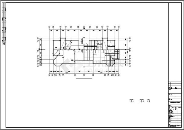 5层框架住宅楼建筑结构施工图，含设计说明-图一