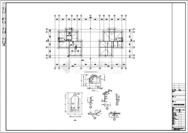 5层框架住宅楼建筑结构施工图，含设计说明-图二