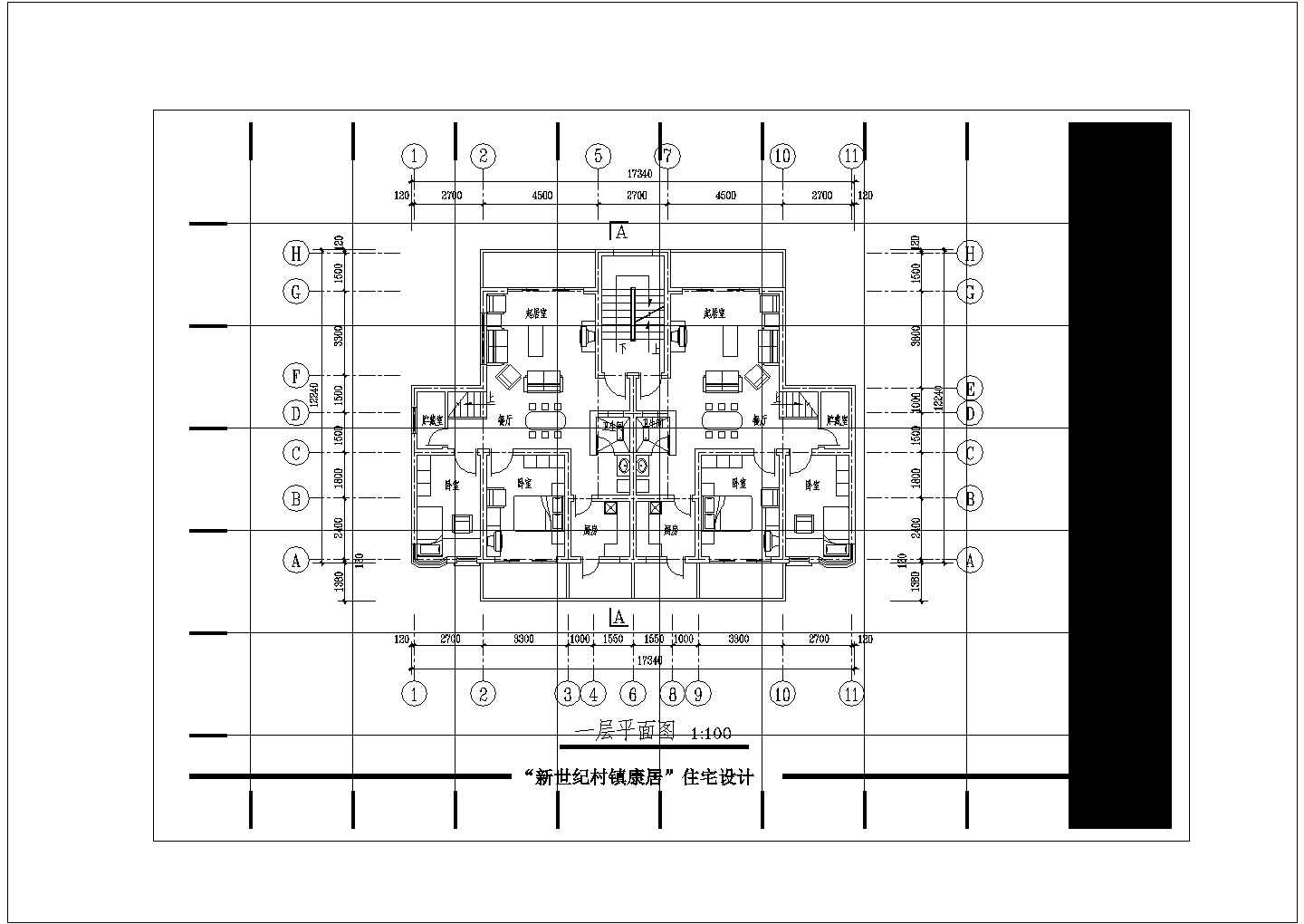 江苏省靖江市城乡规划设计院研究设计某地区规划平面图