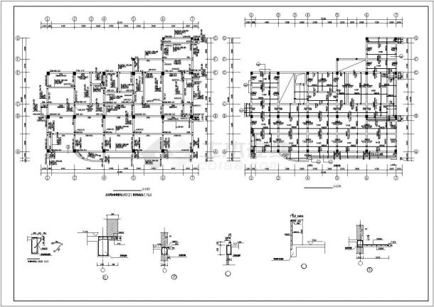 6层框架住宅楼结构施工图，含设计说明-图二