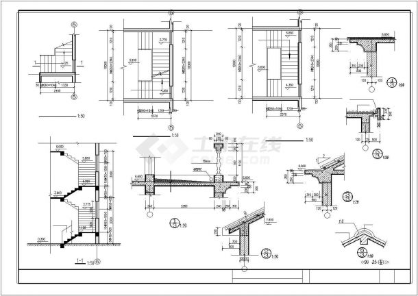 某带阁楼别墅建筑设计施工图(设计说明）-图二