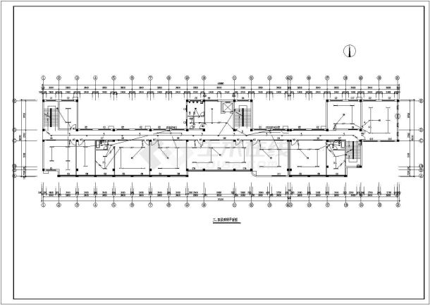 某六层办公楼电气设计方案施工图-图二