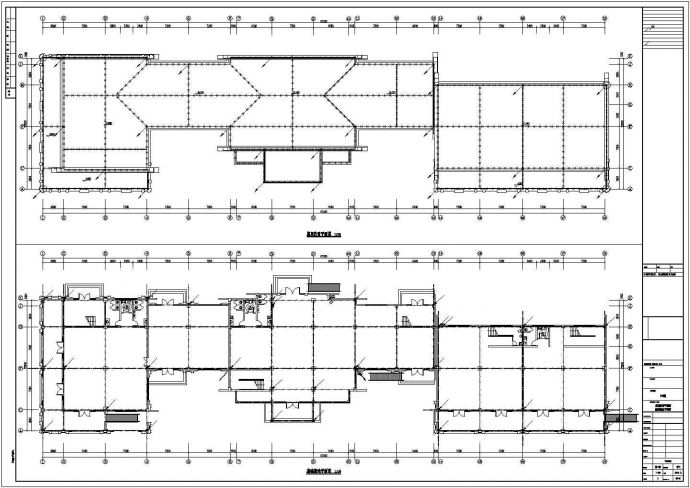 福州市某居住区2层砖混结构物业办公楼全套电气平面设计CAD图纸_图1