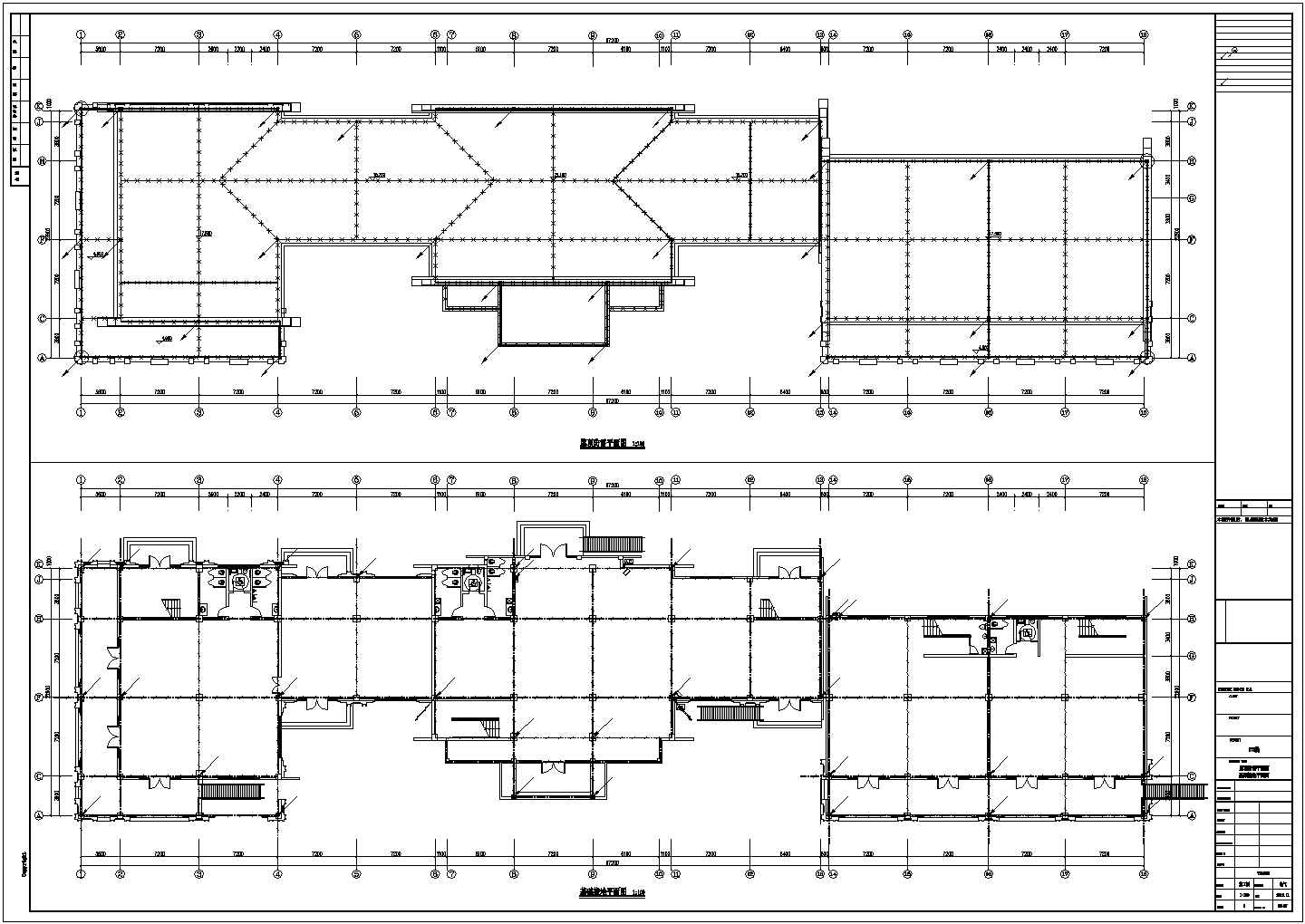 福州市某居住区2层砖混结构物业办公楼全套电气平面设计CAD图纸