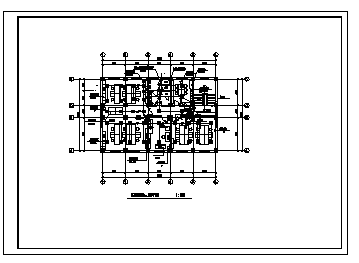 某六层办公楼改造工程电气施工cad图(含照明，插座系统设计)_图1