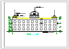 南方某渡假村建筑CAD施工设计图纸_图1