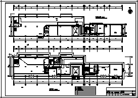 某五层带地下室框架结构办公楼电气施工cad图(含弱电，照明配电，防雷及接地系统设计)-图二