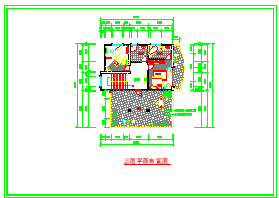 三层别墅楼室内装修设计施工cad图纸_图1