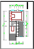 三层小型别墅室内cad装修设计平面图-图一