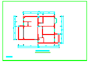 三居室家居设计装修方案cad施工图纸-图二