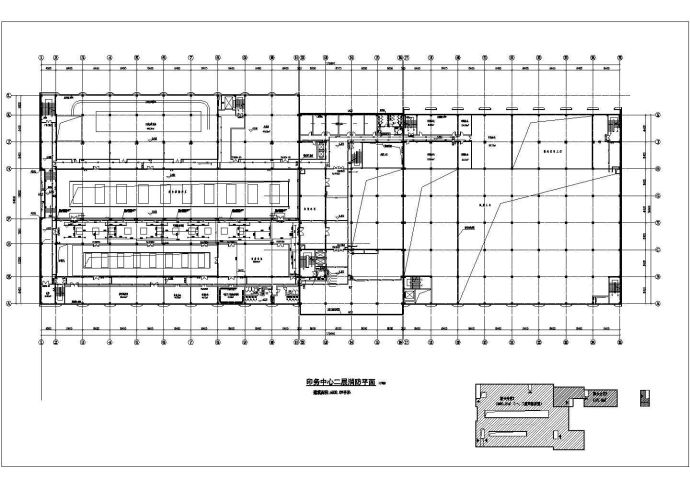 武汉市某造纸厂3.2万平米4层框架车间厂房给排水平面设计CAD图纸_图1