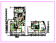 商住公寓中央空调系统设计cad图纸-图二